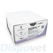 hechtdraad Vicryl Plus (1, 70cm, CP, V480H) 36 stuks | Ethicon 