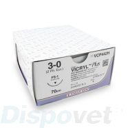 Hechtdraad Vicryl Plus (VCP442H, 3-0, 70cm, FS-1 naald) 36 stuks | Ethicon