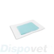 Champ opératoire stérile 1 couche (vert, polyéthylène, 30x45 cm) 25 pièces | Dispovet®