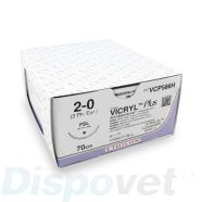 Hechtdraad Vicryl Plus (VCP586H, 2, 70 cm) 36 stuks | Ethicon