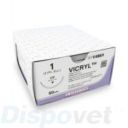 hechtdraad Vicryl Plus (1, 90cm, CP, V486H) 36 stuks | Ethicon