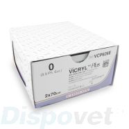 Hechtdraad Vicryl Plus (VCP626E, 0 2 x 70cm) 24 stuks | Ethicon