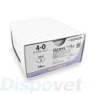 Hechtdraad Vicryl Plus (VCP422H, 4-0, 70cm, FS-2 naald) 36stuks | Ethico