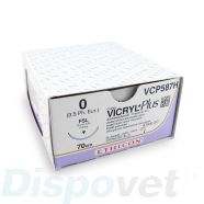 Hechtdraad Vicryl Plus (VCP587H, 0, 70cm, FSL naald) 36stuks | Ethicon