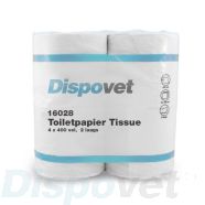 Ecowipe toiletpapier, hoogwit, 2-laags, 400 vel, 40 rollen