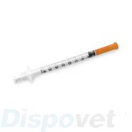 Insulinespuit (1 ml U-40 29G naald) 100 stuks 
