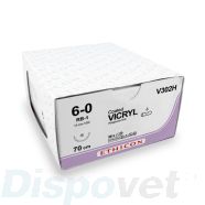 Vicryl usp 6-0 70cm RB-1 violet V302H 36 stuks
