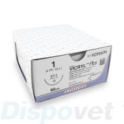 Hechtdraad Vicryl Plus (VCP347H, 1, 90cm, CT-1 naald) 36 stuks | Ethicon