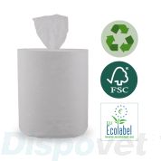 (Recycled) Handdoekrol centerfeed mind 1 laags, 6 rollen | Vet's Choicet®