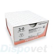 Hechtdraad Monocryl+ (MCP4423H, 3-0, 70cm, FS-2 naald) 36 stuks | Ethicon
